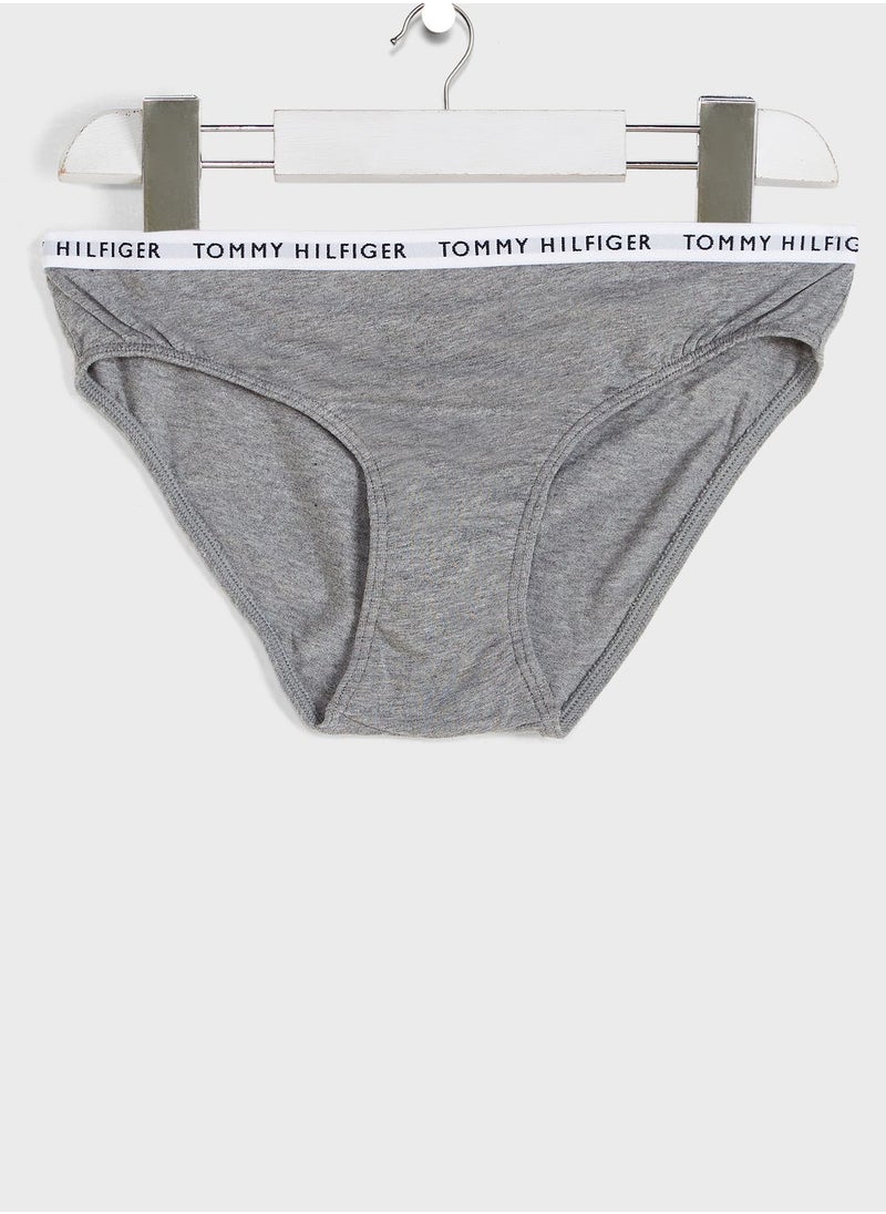 TOMMY HILFIGER Kids 7 Pack Logo Waistband Brief  - Image 5