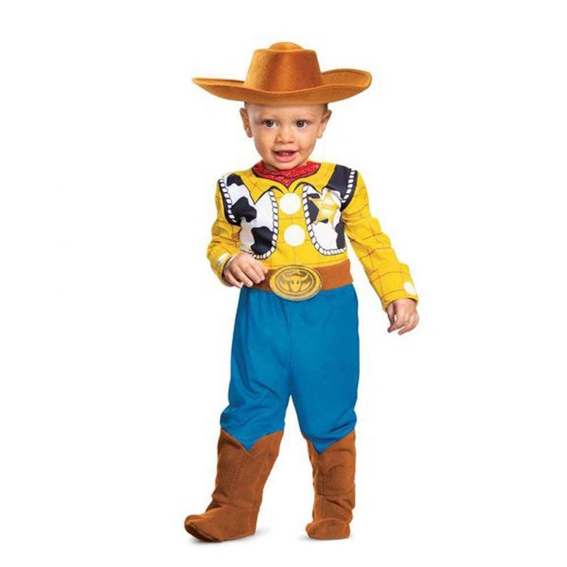 Disney Pixar Toy Story 4 Woody Costume (12-18 Months, Yellow/Brown/Blue) - Image 1