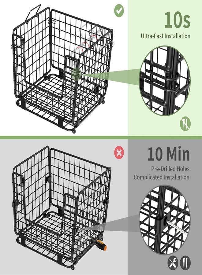 GGIU Wire Storage Basket For Kitchen Pantry: GGIU Kitchen Counter Basket Stackable Wire Organizing Bin For Produce Vegetable - Countertop Potato Onion Veggie Basket Bronze - Image 4