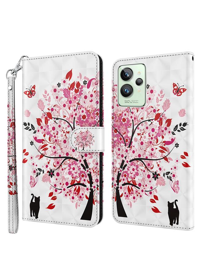 S-TOP Case For Realme GT2 Pro 3D Painting Pattern TPU + PU Phone Case - Image 1