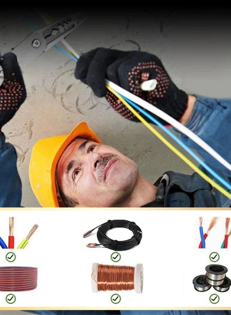 GGOOT 2 in 1 Forged Pliers, Multi-Function Wire Cutters, Dual Action Pliers Tool, Reverse Pliers Wire Stripper/Wire Crimping Tool,Wire Crimper, Cable Stripper, Wiring Tools and Hardware Tools (Blue)  - Image 4