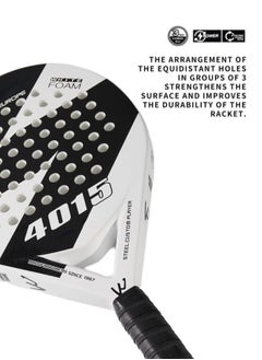 ShebSheb Padel Racket-Carbon Fiber Light EVA Core Memory Foam Paddle Racquet For Sport Exercise Workouts Entertainment  - Image 2