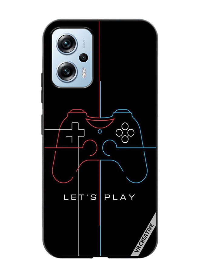 VR CREATIVE Protective Case Cover For Xiaomi Poco X4 GT Lets Play Design Multicolour - Image 1