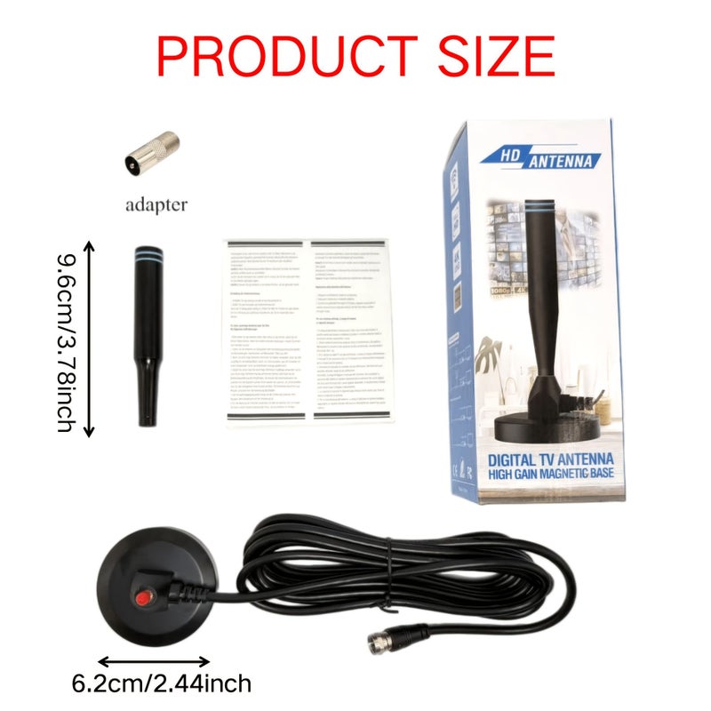 Universal 4K 300 Mile TV Antenna 360 Degree HDTV No Set Top Box Needed - Image 2