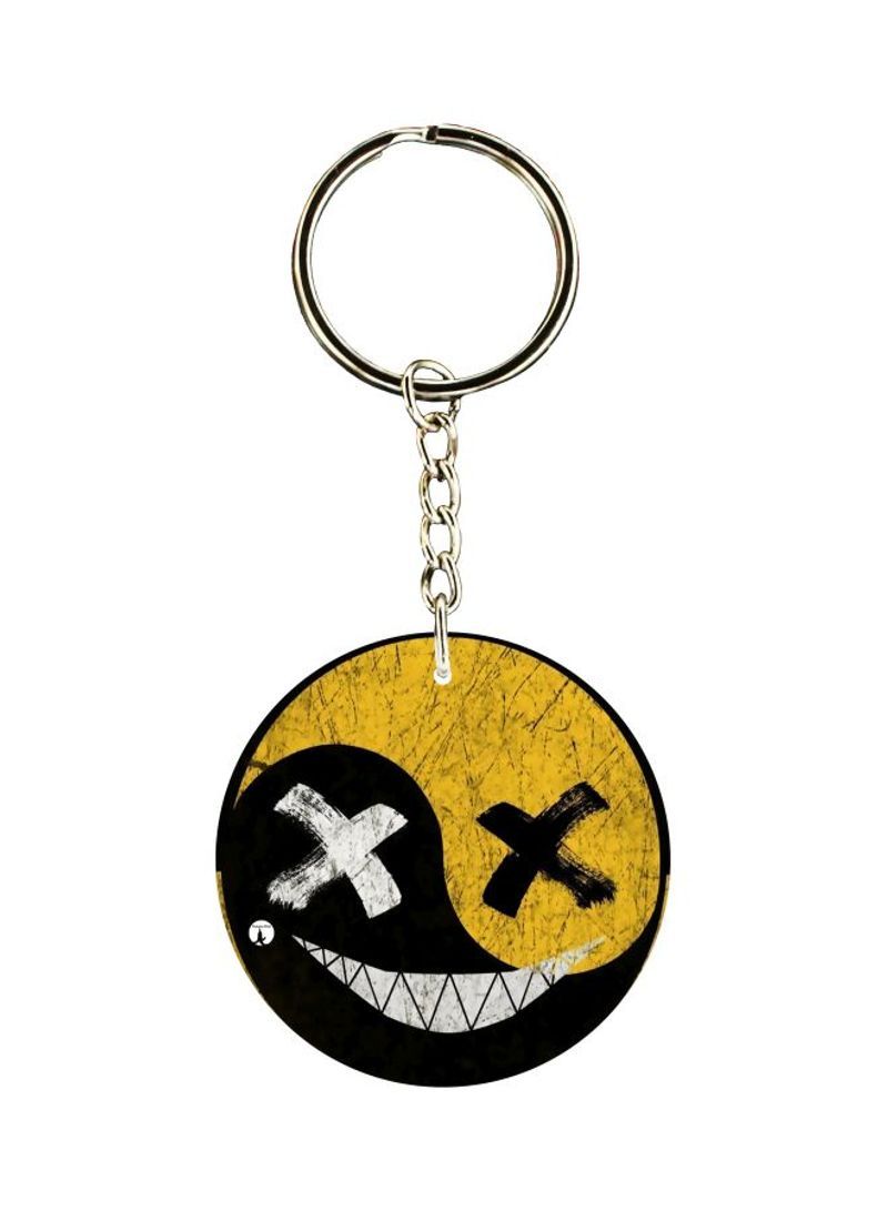 Emoji Printed Double Sided Keychain
