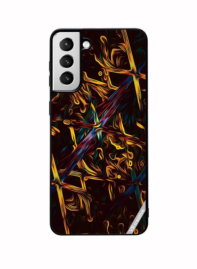 VR CREATIVE Protective Case Cover For Samsung Galaxy S22 Plus 5G Abstract Design Multicolour - Image 1