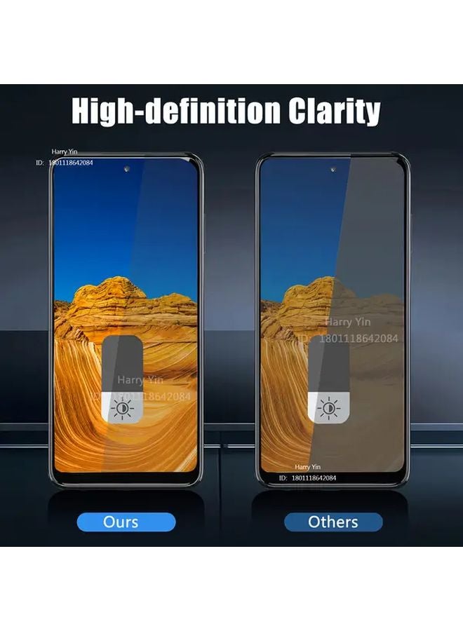 عبوتين من حامي الشاشة للخصوصية لإنفينيكس سمارت 9 - زجاج مقوى مضاد للتجسس صلابته 9H - Image 5