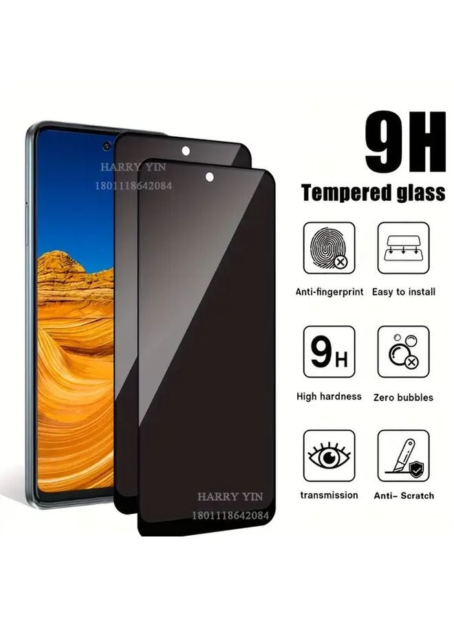 عبوتين من حامي الشاشة للخصوصية لإنفينيكس سمارت 9 - زجاج مقوى مضاد للتجسس صلابته 9H - Image 3