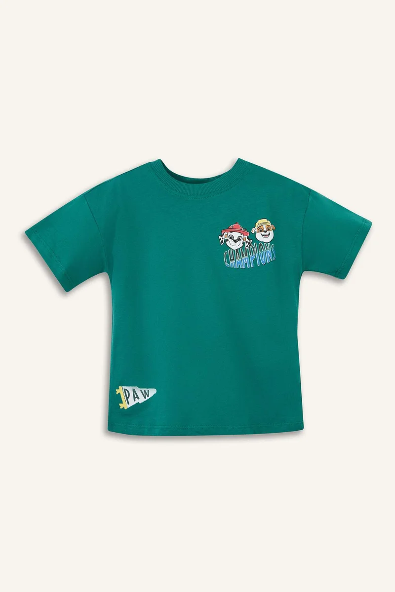 ديفاكتو Baby Boy Regular Fit PAW Patrol Licensed Short Sleeve T-Shirt