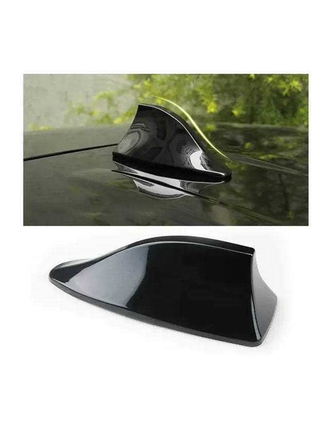 هوائي ظهر سمكة السيارة العالمي من ألياف الكربون مقاوم للماء بدون حفر مادة ABS - Image 2