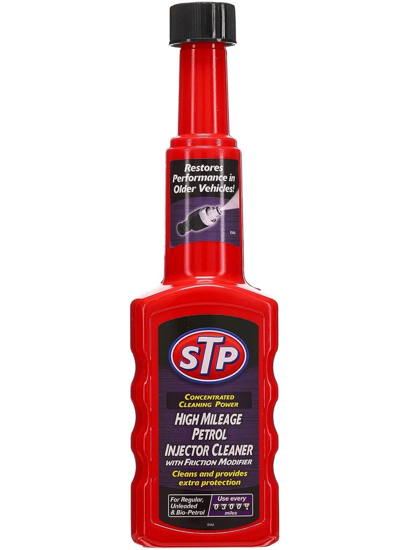 STP - High Mileage Car Petrol Injector Cleaner 200 ML - Image 1