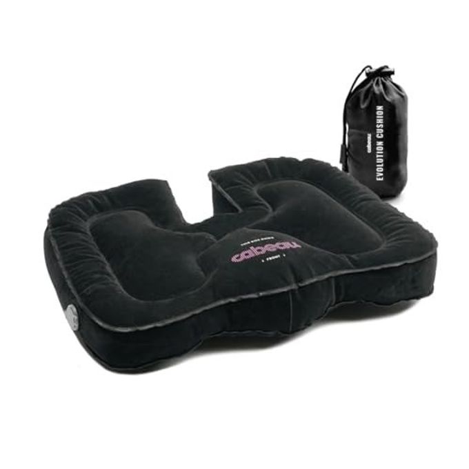 Cabeau Evolution Cushion Portable & Lightweight Inflatable Seat Cushion Ideal For Office Chairs, School Bleachers, Stadium Seats, And Wheelchairs Comfort On The Go - Image 1