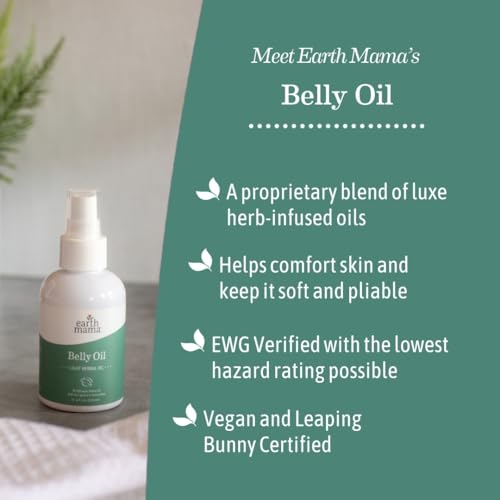Earth Mama Angel Baby Oil 4 Ounce - Natural Stretch - Image 5