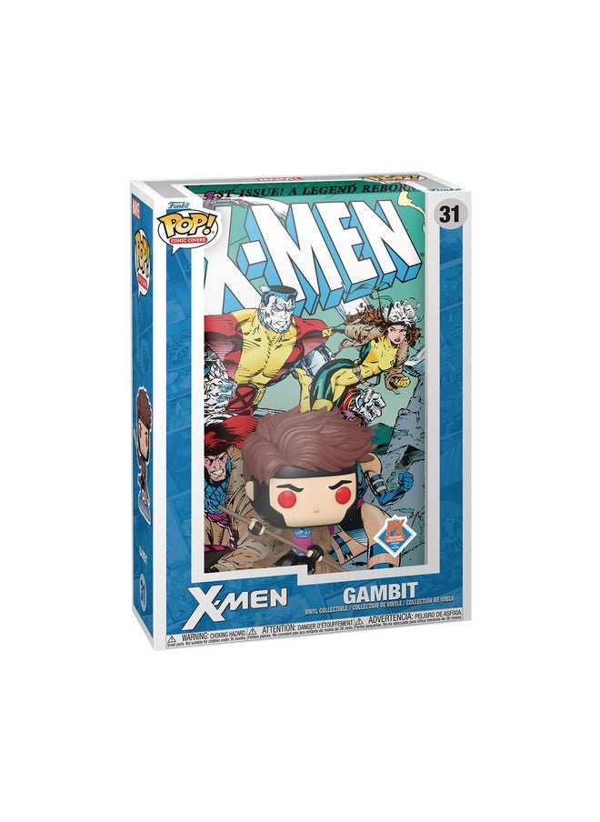 Funko Pop! Comic Cover: Marvel X-Men #1 Gambit PX Vinyl Figure  - Image 1