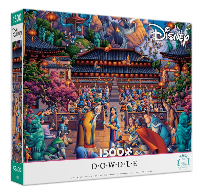 Ceaco Disney Dowdle Mulan The Face in The Mirror 1500 Piece Puzzle for Adults Challenging and Perfect for Game Nights Finished Puzzle Size 385 x 265 - Image 3