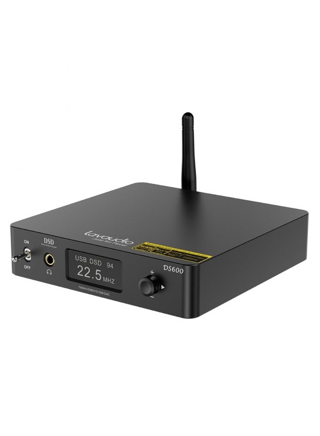 RT936 DS600 Desktop Audio HD Decoder Bluetooth Receiver (Black) - Image 1