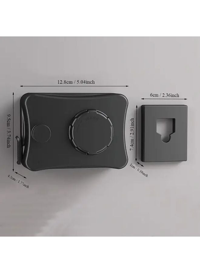 White Retractable Clothesline 7 28inch Invisible Drying Rack for Bathroom Balcony - Image 4