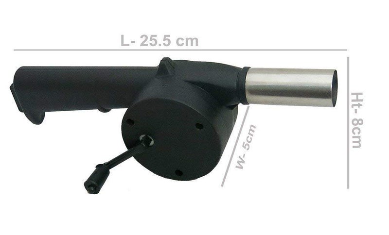 Citaaz Citaaz Folding Portable Outdoor Barbeque Charcoal BBQ Grill Oven Stainless Steel Stick Wooden Stick Silicon Brush - Image 3