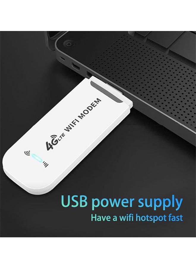 هافن جهاز USB لشبكة 4G LTE، متوافق مع نطاقات السعودية B1/B3/B5/B40، محول شبكة USB مزود بوظيفة راوتر وسمارت س팟 مع إمكانية التشغيل الفوري ومشاركة سبوت WiFi. - Image 5