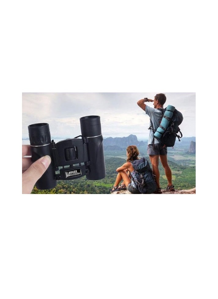 Generic - 40x22 HD Powerful Binoculars 2000M Long Range Folding Mini Telescope BAK4 FMC Optics For Hunting Sports Outdoor Camping Travel - Image 1