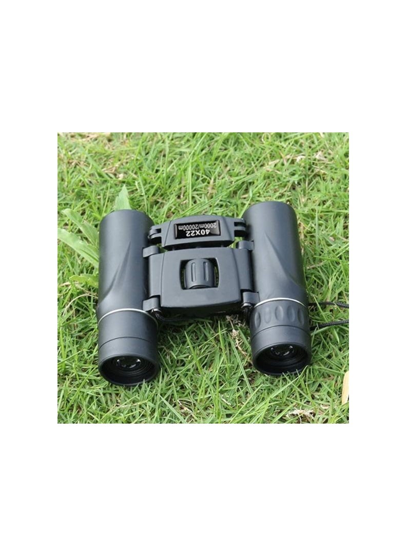 Generic - 40x22 HD Powerful Binoculars 2000M Long Range Folding Mini Telescope BAK4 FMC Optics For Hunting Sports Outdoor Camping Travel - Image 1