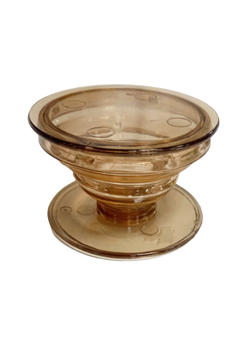 Transparent Brown Airbag Holder Mobile Phone Grip Mobile Phone Holder, Compatible With Wireless Charging - Image 1