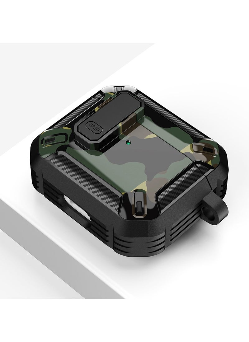 Generic - Airpods Pro 2 Case Cover with Keychain Fashionable Camouflage Pattern Cover - Image 1
