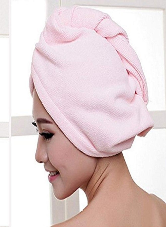 N M Z Hair Towel Wrap Absorbent Towel Hair-Drying Bathrobe Magic Hair Warp Towel Super Drying Microfiber Bath Towel Hair Cap (Multicolour, 1 pc) - Image 2