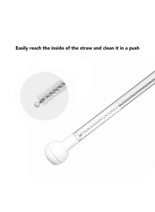 Jiawu Baby Bottle Brush, Silicone Cleaning Brush Kit, Baby Bottle Cleaner & Nipple Brush & Straw Brush, Heat Silicone Fully Encased Brush, Baby Essentials for Home and Travel (Yellow) - Image 4