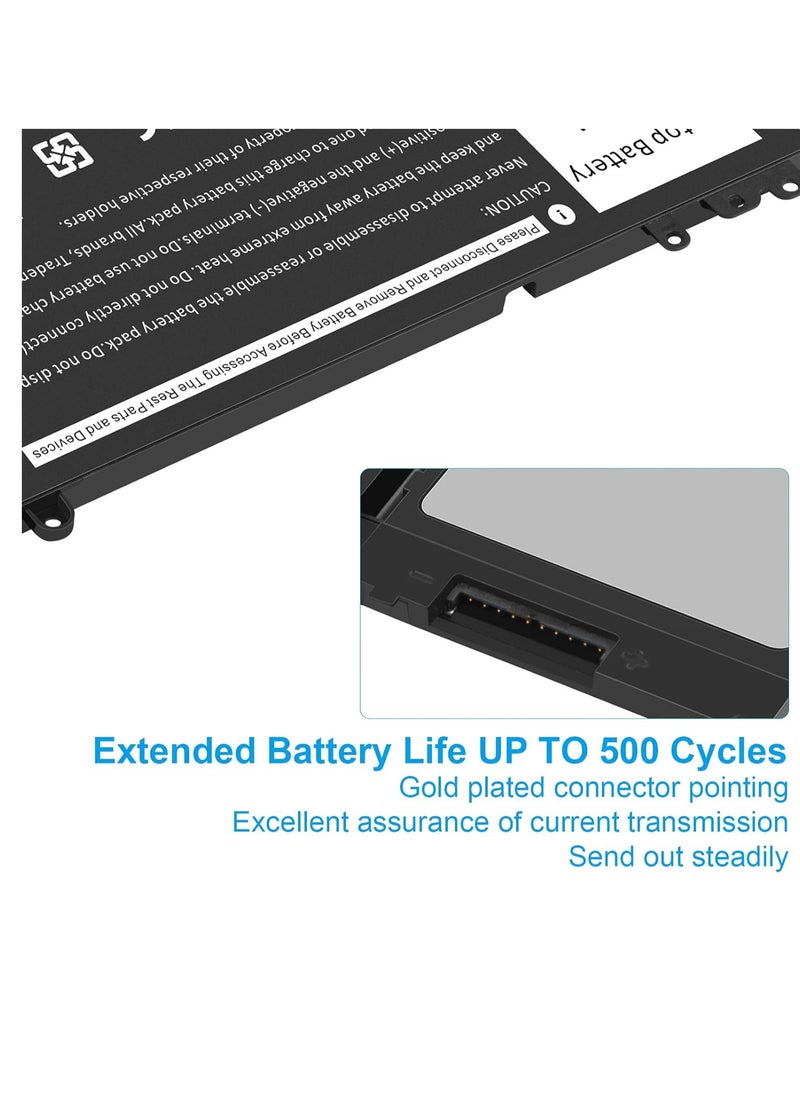 Generic 11.4V 47WH 6MT4T Laptop Battery for Dell Latitude 14 5470 E5470 15 5570 E5570 E5270 Precision 15 3510 M3510 Mobile Workstation WYJC2 VMKXM 7V69Y TXF9M 79VRK 0 7V69Y 451-BBUQ 0HK6DV TXF9M Battery  - Image 5