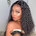 Srakuw Glueless Wigs Human Hair Pre Plucked Pre Cut 4x4 Lace Front Wigs for Black Women Wear and Go Glueless Wig for Beginners Curly Human Hair Wig (18 Inch) - Image 2