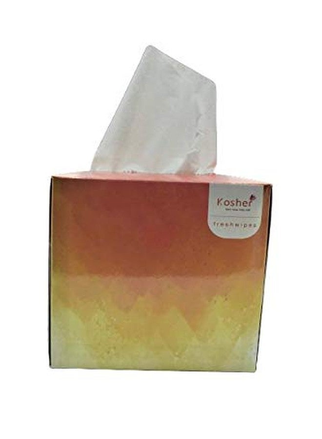 Kosher Dandelion 2 Ply Cube Facial Tissue Box/Car Tissue | Pack of 6 | 80 Pulls per Box (Total 480 pulls) - Image 2