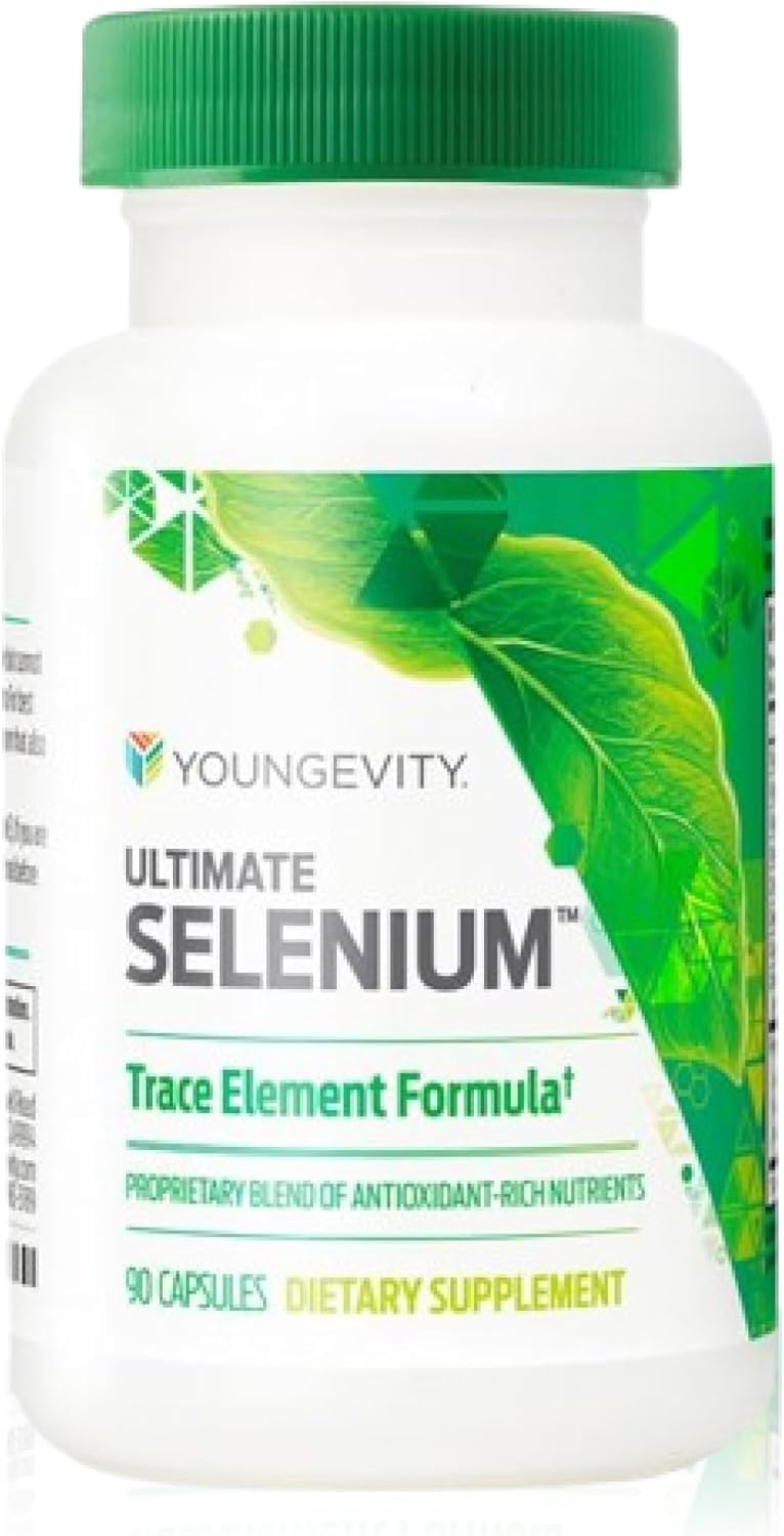 Youngevity Ultimate Selenium  Cofactors  Essential Mineral Supplement for Immune Support Antioxidant Defense Thyroid Function and Cellular Health Iselenomethionine  90 Capsules - Image 1