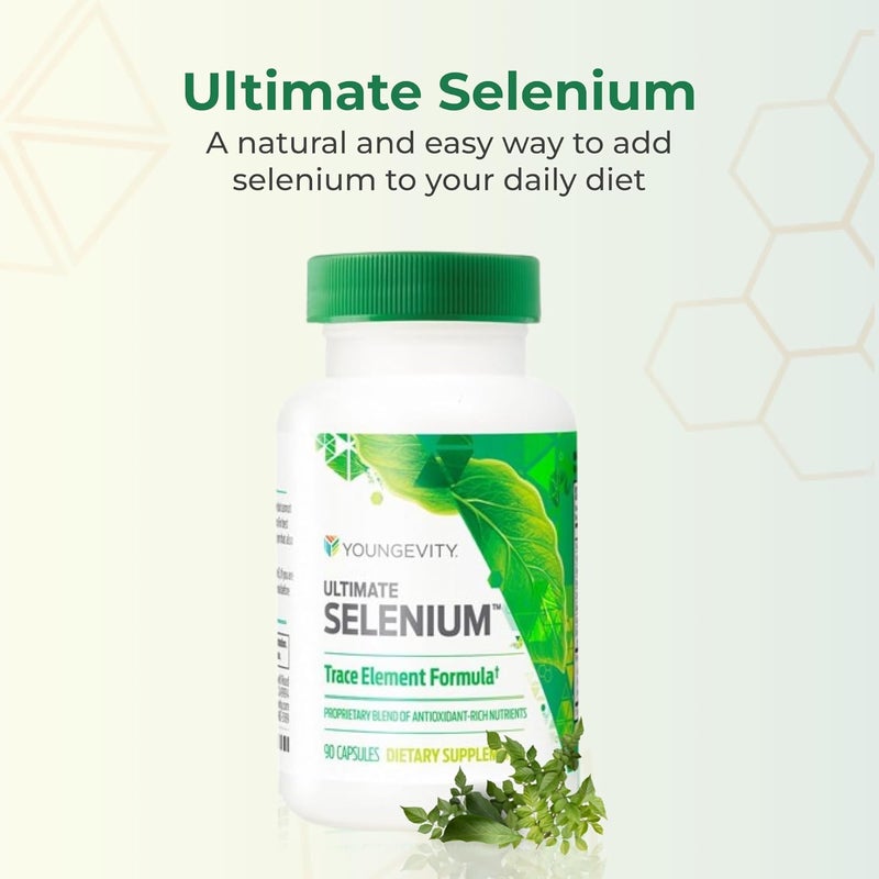 Youngevity Ultimate Selenium  Cofactors  Essential Mineral Supplement for Immune Support Antioxidant Defense Thyroid Function and Cellular Health Iselenomethionine  90 Capsules - Image 2