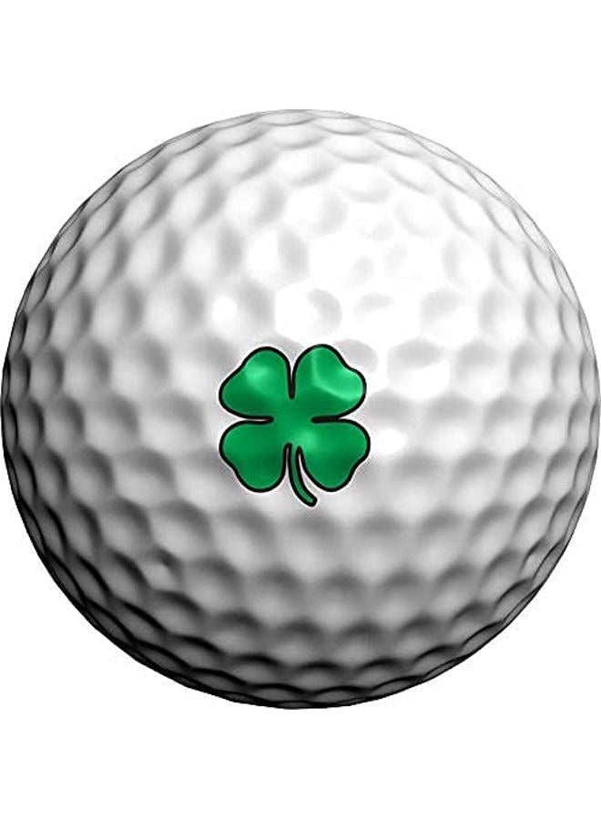Golfdotz Lucky Clover | Golf Ball Markers | Golf Accessories | Golf Ball Customizers | 32 Count, Assorted - Image 1