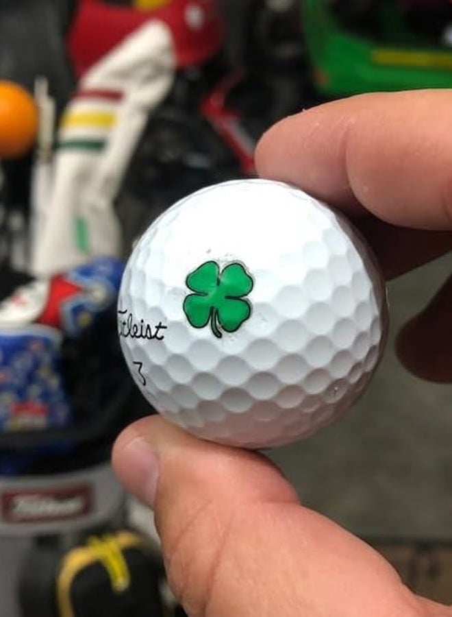 Golfdotz Lucky Clover | Golf Ball Markers | Golf Accessories | Golf Ball Customizers | 32 Count, Assorted - Image 3