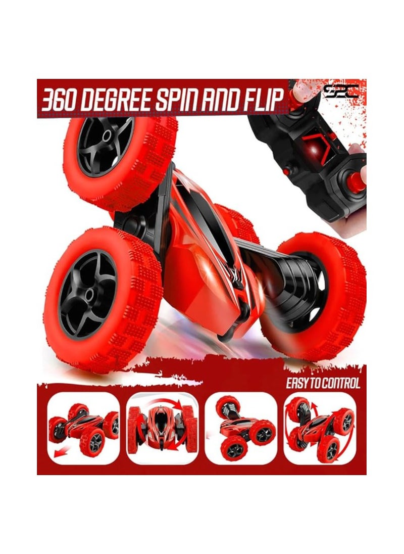 S2C Remote Control Car, RC Cars Stunt Car Toy, 4WD 2.4Ghz Double Sided 360° Rotating RC Car with Headlights, Kids Xmas Toy Cars  - Image 2