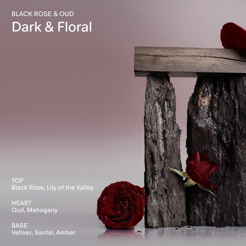 Salt & Stone Body Wash for Women & Men | Black Rose & Oud | Hydrating Gel Cleanser | Clean & Soften Skin | Made with Niacinamide & Hyaluronic Acid | Free From Parabens Sulfates & Phthalates 15.2 fl oz - Image 2