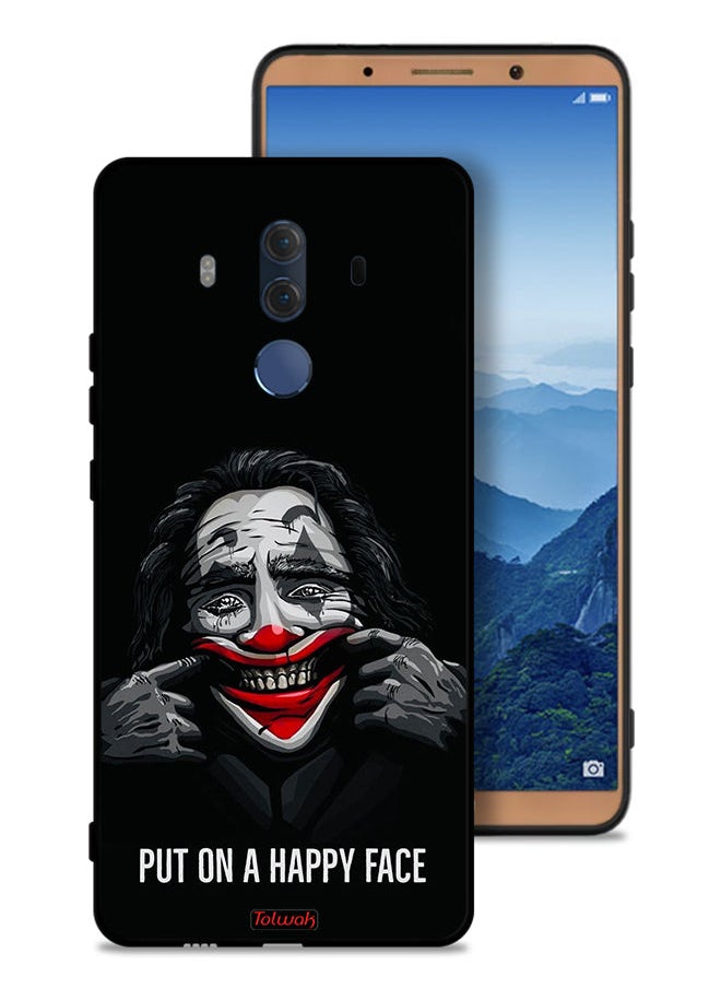 Tolwak Huawei Mate 10 Pro Protective Case Cover Put On Happy Face  - Image 1