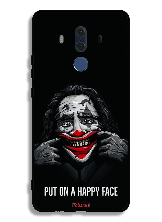 Tolwak Huawei Mate 10 Pro Protective Case Cover Put On Happy Face  - Image 2