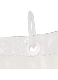 KitchDeco PVC Plastic Transparent AC Curtain 4 x 9 feet Pack of 1 Piece  - Image 3