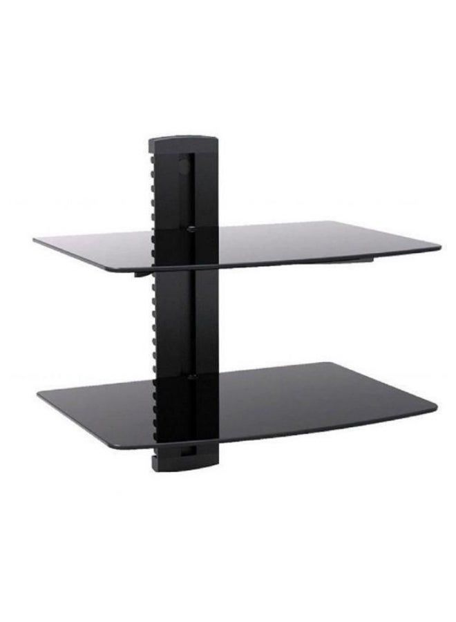 IAF 2-Layer Shelf TV Wall Mount For Below 32 Inch Black - Image 2