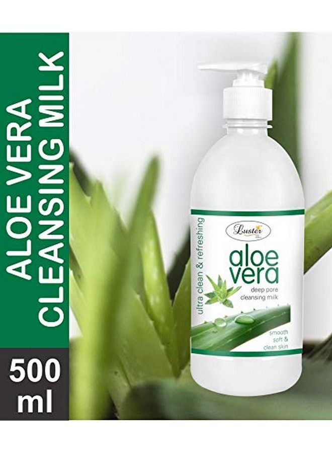 LUSTER Banana & Aloe Vera Cleansing Milk; 100% Natural; Smooth & Refreshing Skin; Facial Cleansing Milk; Makeup Remover Cleanser; Paraben Free 500Ml (Pack Of 2) - Image 5
