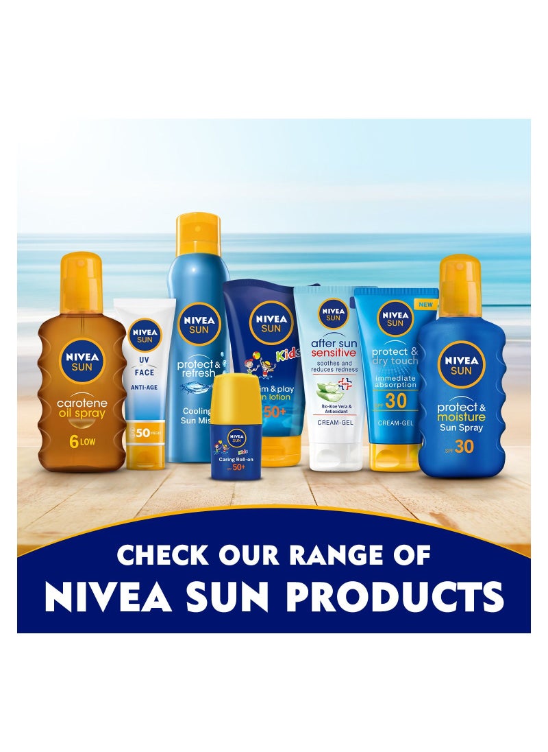 Nivea - NIVEA SUN Spray, UVA & UVB Protection, Protect & Refresh, SPF 30, 2x200ml - Image 1