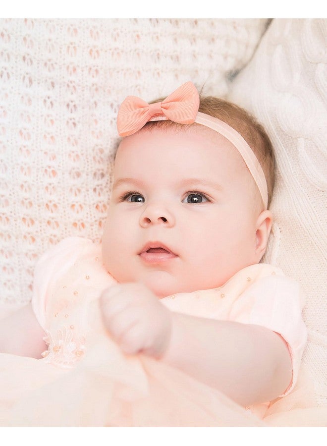 چولي بوز 40 قطعة من عصابات الرأس المرنة للفتيات الصغيرات وربطات الشعر وشريط القوس وإكسسوارات الشعر للمواليد الجدد والرضع والأطفال الصغار