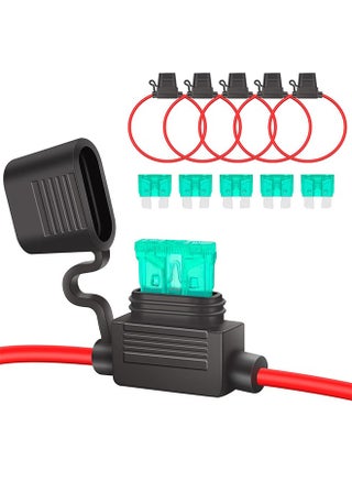 Inline Fuse Holder 12v 5 Pcs, Waterproof Fuse Holder 12AWG, Line Fuse Copper Wire with 30A Fuse for Car/Truck/Motorcycle/Boat - pzsku/Z2FA91401AA4F6EB4BEE6Z/45/_/1710495305/31280c1c-9d08-4cbc-af17-8d60a780b6d9