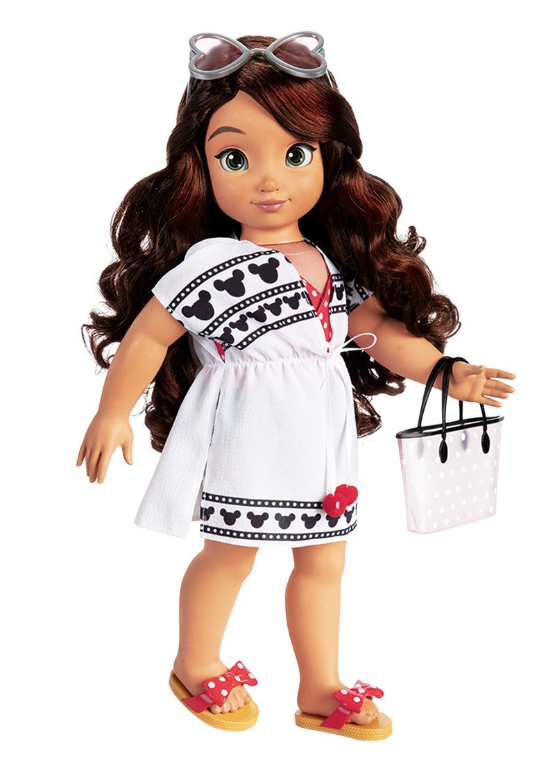 Disney طقم أزياء مستوحى من ميني ماوس من ديزني ILY 4Ever | ميني ماوس | ميكي ماوس | لعب تمثيلي | فستان أزياء لدمي 18 بوصة | تنكر | هدية للأطفال والمراهقين | الدمية غير مشمولة - Image 3
