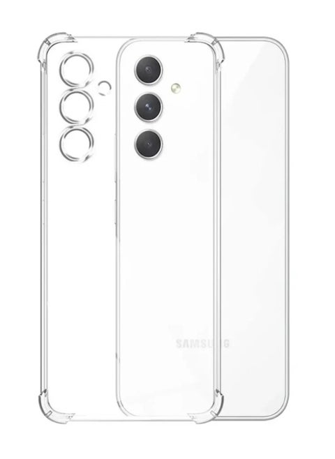 Case for Samsung Galaxy S25 Plus Clear TPU Four Corners Protection Cover Transparent Soft funda