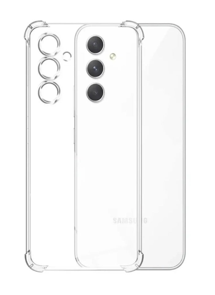Generic - Case for Samsung Galaxy S25 Plus Clear TPU Four Corners Protection Cover Transparent Soft funda - Image 1
