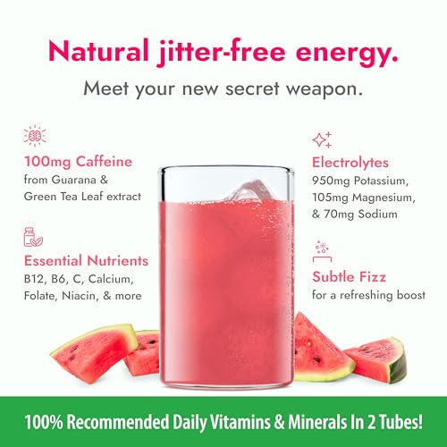 Zipfizz Daily Energy Drink Powder, Watermelon, 20 Pack | 3-in-1 Sustained Energy, Rapid Hydration, and Essential Vitamins | Sugar-Free | Electrolyte Powder | Contains Vitamin B-12 & Antioxidants - Image 3